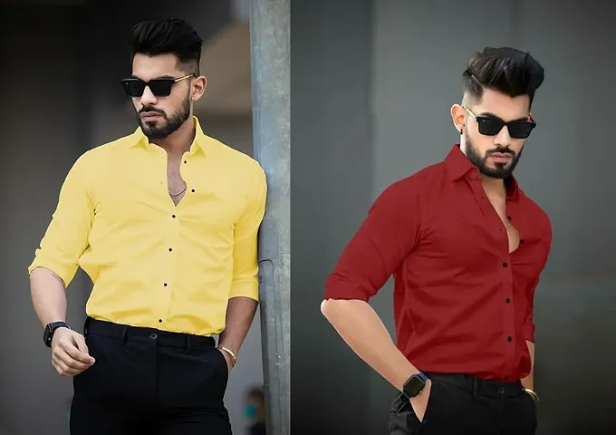 New Launched Polyester Long Sleeves Casual Shirt 