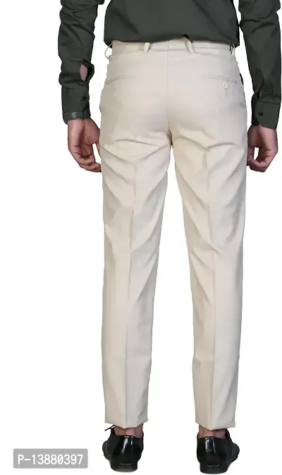 Stylish Viscose Rayon Solid Formal Trousers For Men- 2 Pieces-thumb2