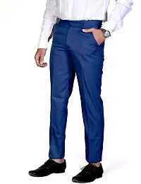 Stylish Viscose Rayon Solid Formal Trousers For Men- 2 Pieces-thumb4