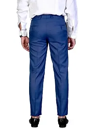 Stylish Viscose Rayon Solid Formal Trousers For Men- 2 Pieces-thumb3