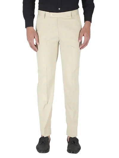 Must Have Cotton Blend Formal Trousers For Men