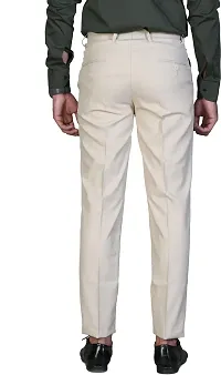 Elegant Polyester Blend Solid Formal Trousers For Men- 2 Pieces-thumb3