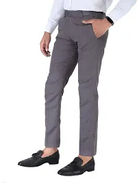 Stylish Viscose Rayon Solid Formal Trousers For Men- 2 Pieces-thumb3