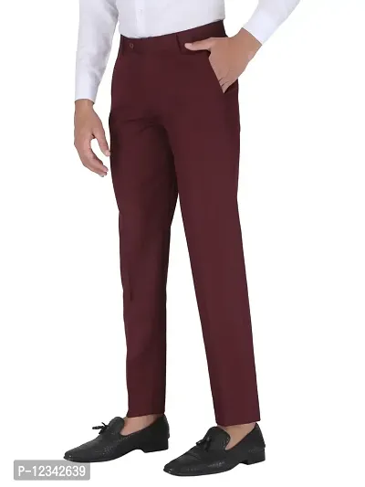 Regular Fit Mens Formal Trouser Pant-thumb3