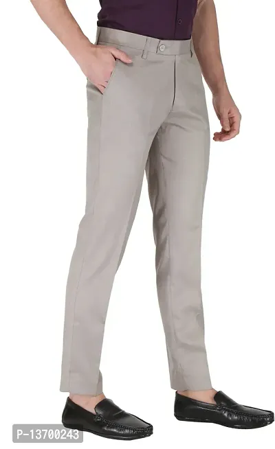 Elegant men's trousers, slim-fit cut - PN588