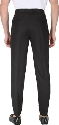 Elegant Viscose Solid  Formal Trousers For Men- 2 Pieces-thumb1