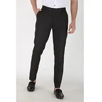 Black Formal Trouser Pant For Men-thumb1