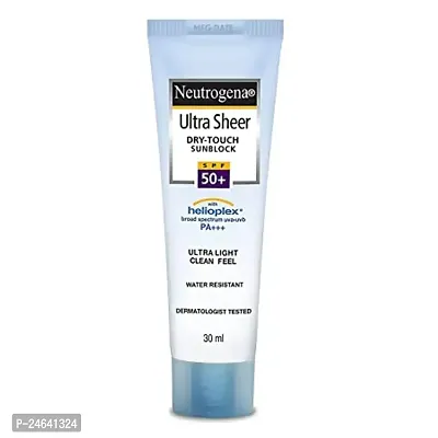 Neutrogena Ultra Sheer Sunscreen, Spf 50+, Ultra Light, For Oily And Dry Skin, 30Ml-thumb0