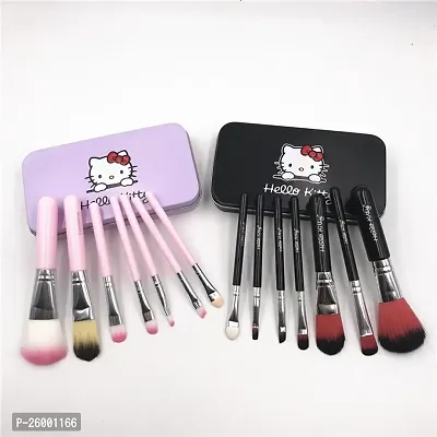 Makeup Brushes For Beginners Hello Kitty Brushes Pack Of 2-thumb0