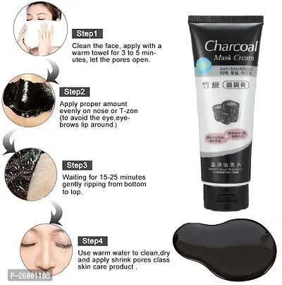 Charcoal Anti-Blackhead Face Mask Cream-thumb0