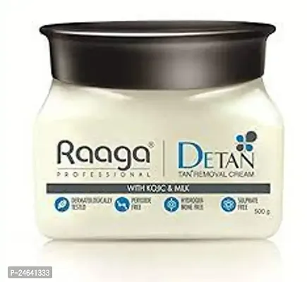 Raaga Professional De-Tan Tan Removal Cream Kojic Milk, 500 Gm-thumb0