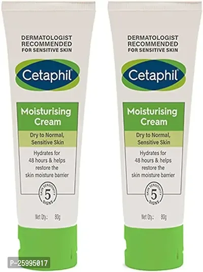Cetaphil Moisturising Cream- 80 Grams Each , Pack Of 2