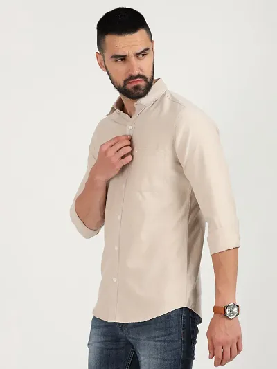 ROCKET SCIENCE Men Solid Casual Shirt