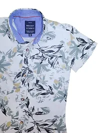 Stylish Multicoloured Rayon Digital Printed Shirts For Boys-thumb2