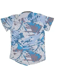 Stylish Multicoloured Rayon Digital Printed Shirts For Boys-thumb1