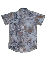 Stylish Multicoloured Rayon Digital Printed Shirts For Boys-thumb1