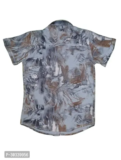 Stylish Multicoloured Rayon Digital Printed Shirts For Boys-thumb2