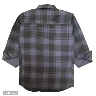 Stylish Multicoloured Cotton Checked Shirt For Boys-thumb2