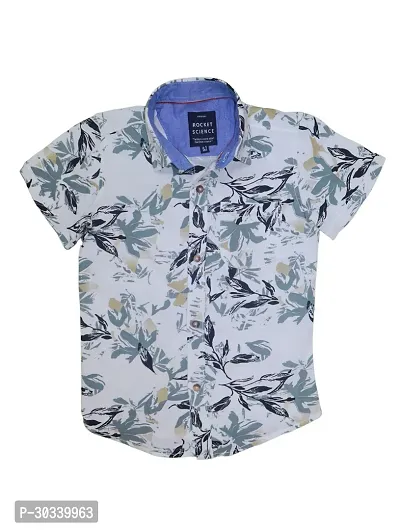 Stylish Multicoloured Rayon Digital Printed Shirts For Boys