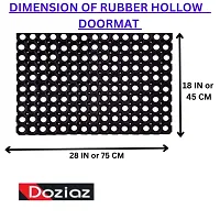 DOZIAZ Non Slip Rubber Doormat | Floor Covering Mat for Home USE for Indoor  Outdoor | Factory| Shops| Industries | Commercial | Bathroom Mat | Shower Mat | Rainmat | Swimming Pool Mat-thumb1