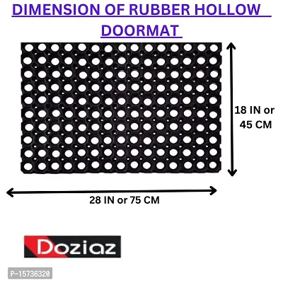 DOZIAZ Non Slip Rubber Doormat | Floor Covering Mat for Home USE for Indoor  Outdoor | Factory| Shops| Industries | Commercial | Bathroom Mat | Shower Mat | Rainmat | Swimming Pool Mat-thumb2