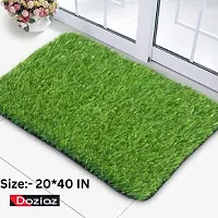 DOZIAZ Artificial Grass Doormat for Balcony  Roof Soft and Durable Plastic Turf Carpet Mat-thumb1