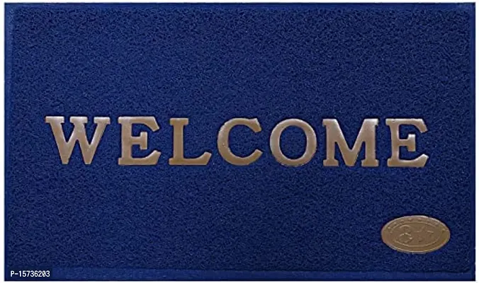 DOZIAZ Printed Welcome Doormat |Strong PVC Material  Solid Print|Anti-Skid  Water Proof | Multicolour Option| Size Small 16 * 24 Inches  Medium 18 * 28 Inches-thumb2