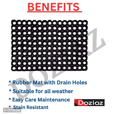 DOZIAZ Non Slip Rubber Doormat | Floor Covering Mat for Home USE for Indoor  Outdoor | Factory| Shops| Industries | Commercial | Bathroom Mat | Shower Mat | Rainmat | Swimming Pool Mat-thumb4