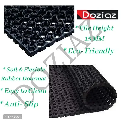 DOZIAZ Non Slip Rubber Doormat | Floor Covering Mat for Home USE for Indoor  Outdoor | Factory| Shops| Industries | Commercial | Bathroom Mat | Shower Mat | Rainmat | Swimming Pool Mat-thumb5