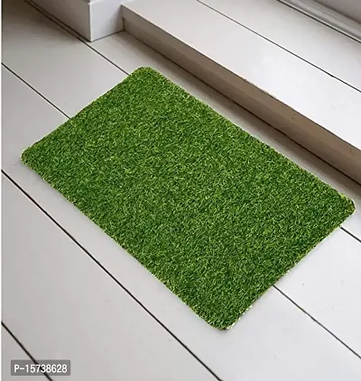 DOZIAZ Artificial Grass Doormat for Balcony  Roof Soft and Durable Plastic Turf Carpet Mat-thumb0