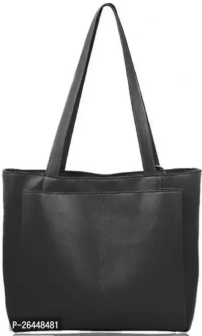 Stylish Black PU  Handbags For Women-thumb2