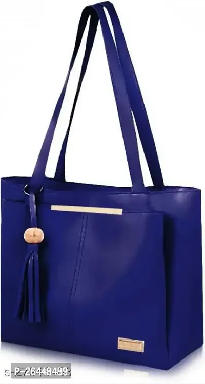 Stylish Navy Blue PU  Handbags For Women