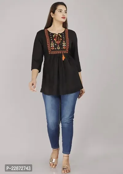 Fancy Rayon Kurtis for Women-thumb2