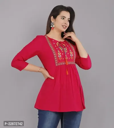 Fancy Rayon Kurtis for Women-thumb5