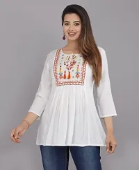 Fancy Rayon Kurtis for Women-thumb2