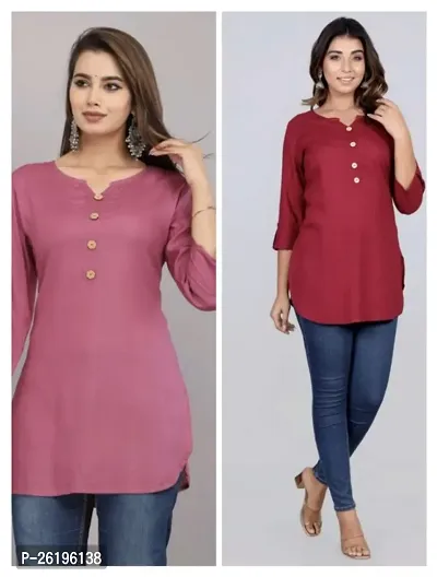 Beautiful  Rayon kurti  For Women