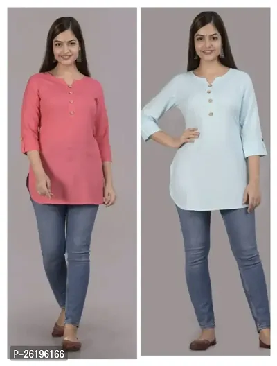 Beautiful  Rayon kurti  For Women-thumb0