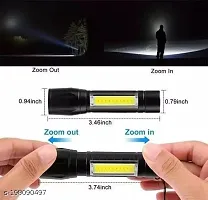 Mini Rechargeable Pocket Light Zoom Cob Usb Charging Led Water Proof Dp Torch Black 9 Cm Rechargeable Flash Lights-thumb2