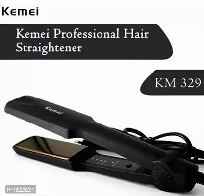 Kemei Original KM-329 Hair Straightener Baal Sidha To Wali Machine hair straightening machine (Multicolor) hair straightener combo, hair straightener machine, hair straightener and curler-thumb0