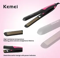 Kemei KM 328 Professional Hair Straightener ( pink)-thumb2