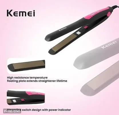 Kemei KM 328 Professional Hair Straightener ( pink)-thumb3