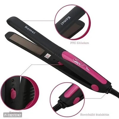 Kemei KM 328 Professional Hair Straightener ( pink)-thumb2