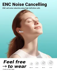Modern Bluetooth True Wireless Earbuds 5.3 Headphones with ENC Noise Canceling Earbuds-thumb2
