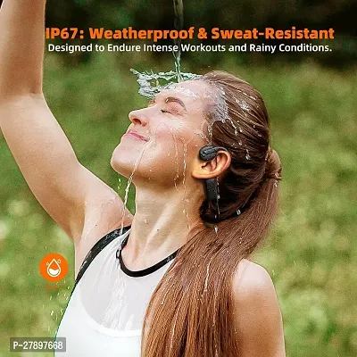 IP67 Sweatproof Sports for Running On Ear Headphones with Mic-thumb2