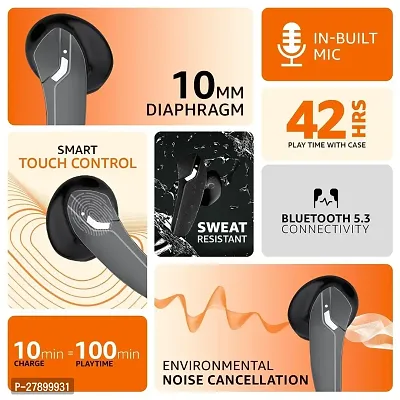 Modern Bluetooth True Wireless Earbuds 5.3 Headphones with Mic-thumb3