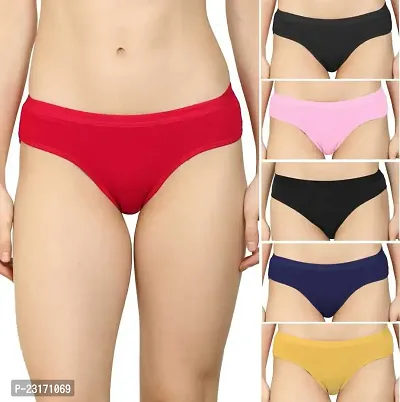 Stylish Fancy Cotton Panty For Women Pack Of 6