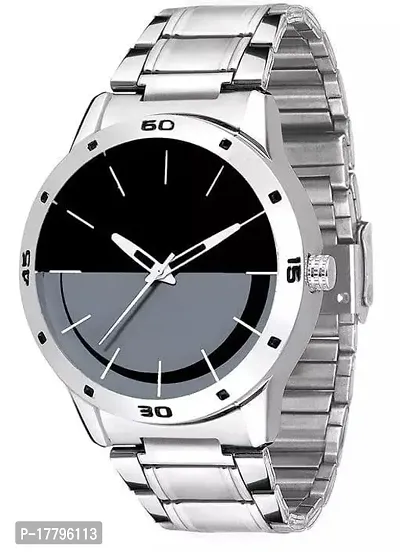 Stylish Silver Metal Analog Watches For Men