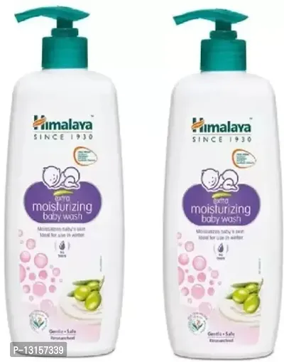 HIMALAYA Extra Moisturizing Baby Wash With Aloe-Olive-Milk (400ml X 2)  (2 x 400 ml)