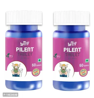 YTM Pilent Tablets for Piles (60 Tablets) Pack of 2
