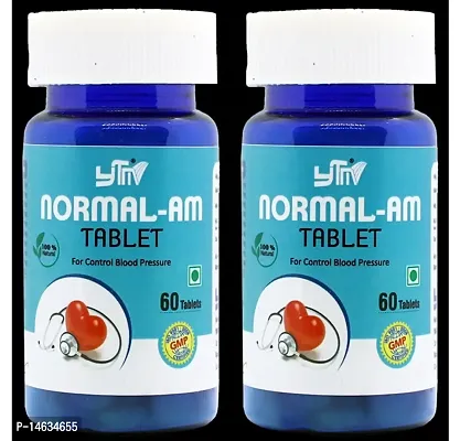 YTM Normal-Am Tablets for Control Blood Pressure (60 Tablets) Pack of 2